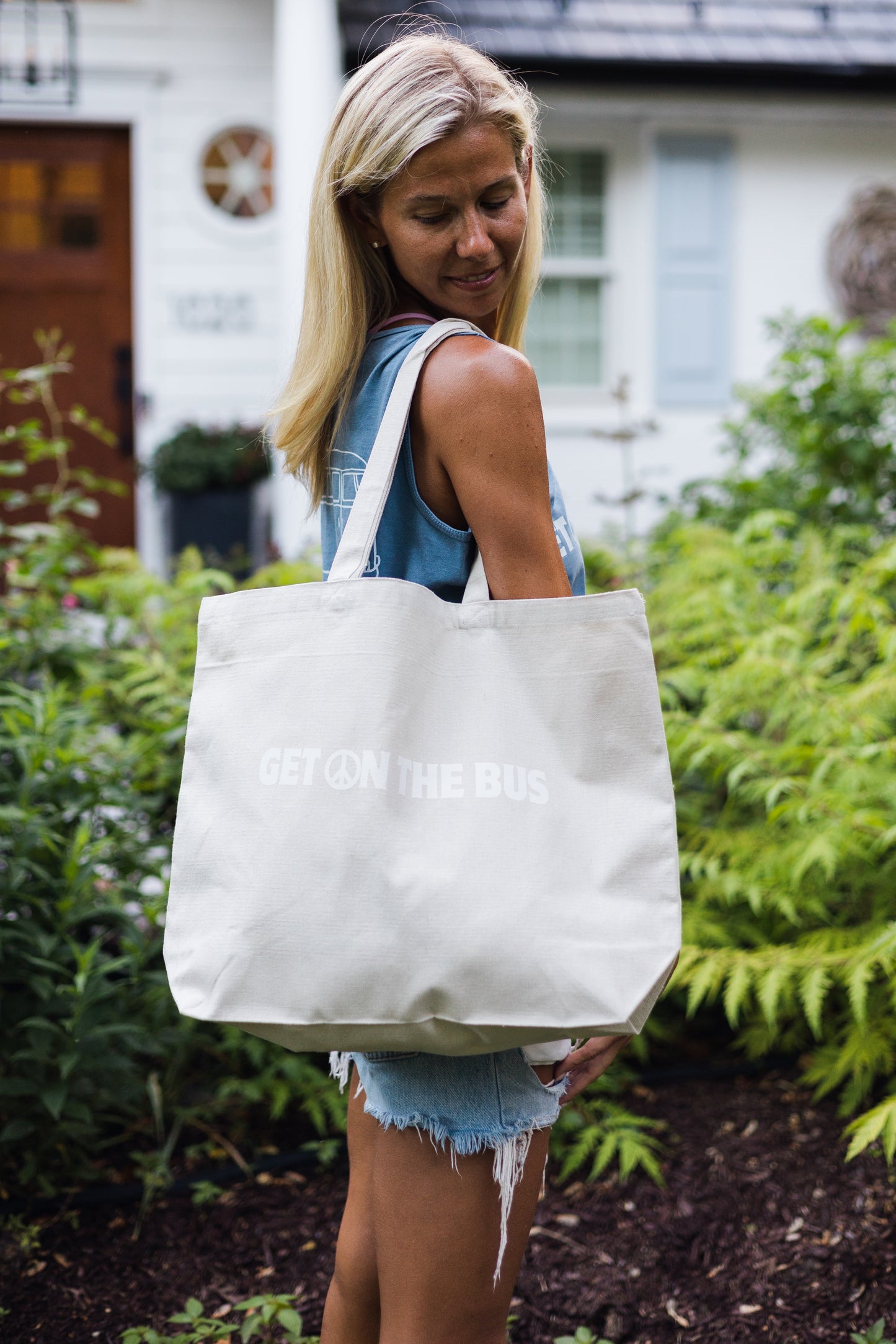 Get On The Bus Tote Bag