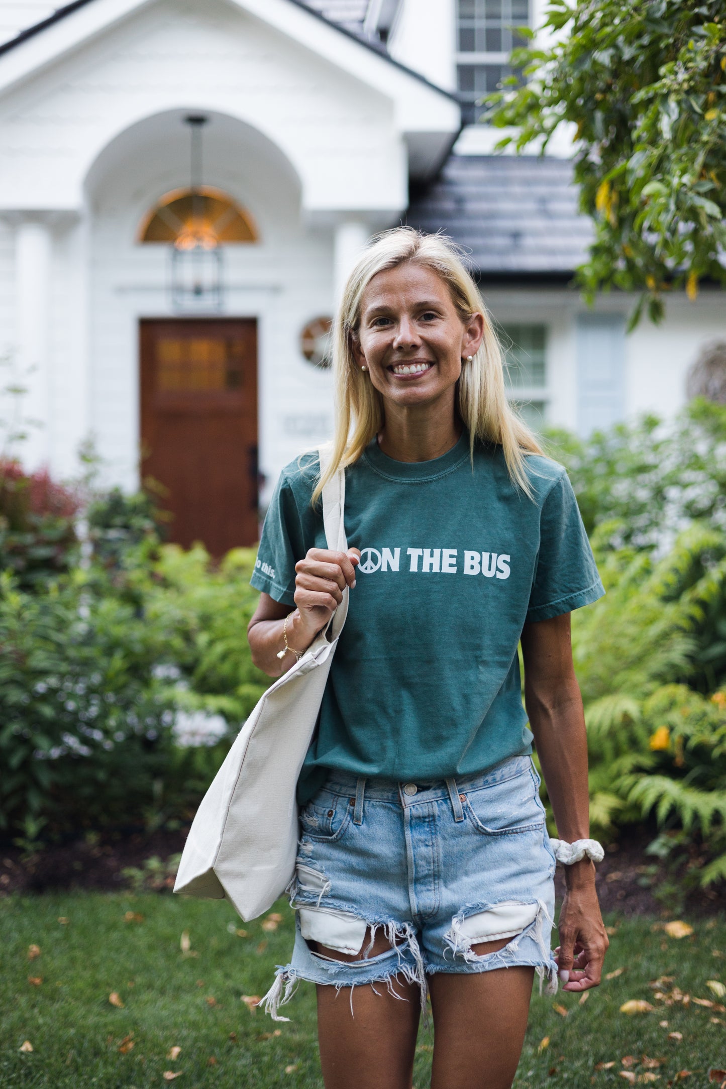 Get On The Bus Tote Bag